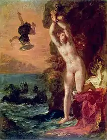 Perseus and Andromeda by Eugène Delacroix