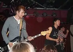 Delorentos during their "last ever" show on 21 May 2009.