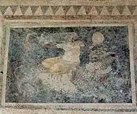 Dionysos riding on a feline creature