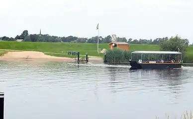 Delve harbour for the Eider ferry