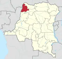 Location of Sud-Ubangi