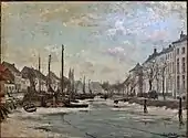 Thaw in Dendermonde (Le dégel à Termonde), 1879, oil on canvas, 166 × 231 cm