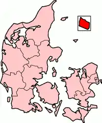 Bornholmg County in Denmark