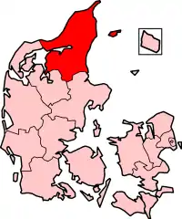 North Jutland County in Denmark