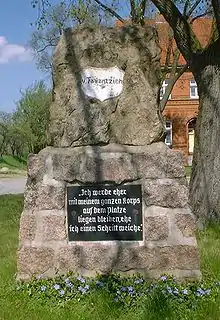 Tauentzien memorial