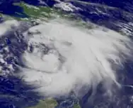 Tropical Storm Dennis at T4.0