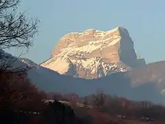 Dent de Crolles taken from Biviers.