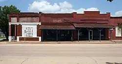 Historic US 66 as it passes through Depew