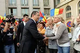 Submission of Victor Ponta's candidacy for presidential election at the Central Electoral Bureau