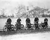 Nassau County Deputy Sheriff's Patrolling on Motorcycles, Cira 1911.