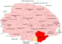Position within Norfolk, 1894