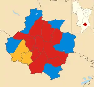 2011 results map