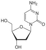 Chemical structure of deoxycytidine