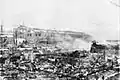 Destruction of the old Tokyo Koishikawa Arsenal in the Great Kantō earthquake in 1923.