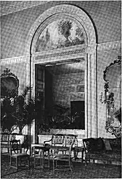 Detail of the Palm Room