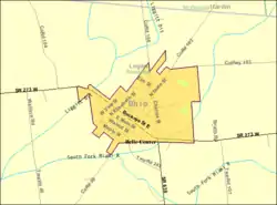 Detailed map of Belle Center