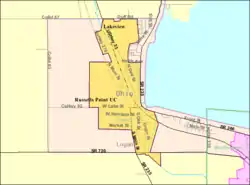 Detailed map of Lakeview