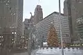 View from Campus Martius Park ice rink