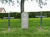 Gravestone for Jewish soldier