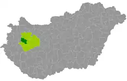 Devecser District within Hungary and Veszprém County.