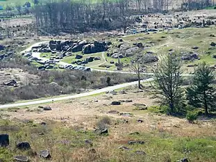 Devil's Den viewed from Little Round Top.