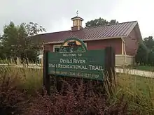 Devil's River Trail head Sign