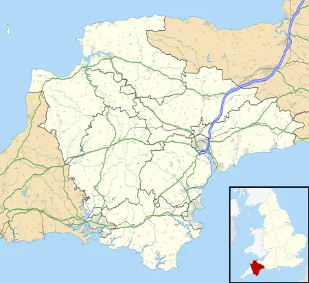 Southcott is located in Devon