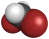 Spacefill model for dibromomethane