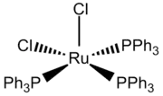 Dichlorotris(triphenylphosphine)ruthenium(II) is a precatalyst based on ruthenium.