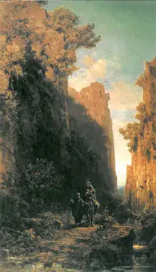 Flight by Carl Spitzweg, 1875-9