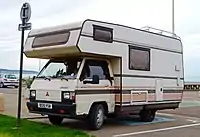 First facelift Mitsubishi L300 converted to a recreational vehicle (Europe)