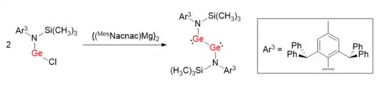 The synthesis of LGeGeL.