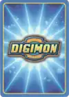 Cardback of the Digimon CCG from 1999, one of several iterations of the CCG.