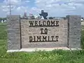 Dimmitt welcome sign