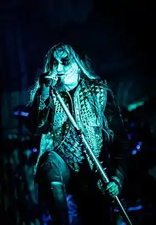 Shagrath with Dimmu Borgir at Wacken Open Air 2018