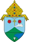 Coat of arms of the Diocese of Legazpi