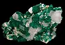 Dioptase from the Tsumeb Mine, Tsumeb, Namibia
