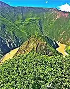 View of a meander from the top