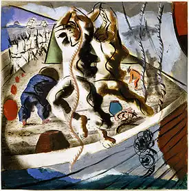 Cândido Portinari: Study for Discovery of the Land mural at the United States Library of Congress.