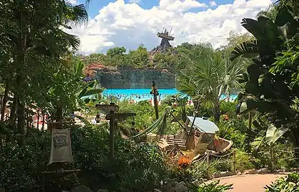 Image 61Aerial shot of Disney's Typhoon Lagoon water park (from Walt Disney World)