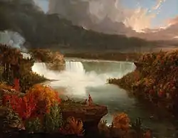 Distant View of Niagara Falls by Thomas Cole, 1830