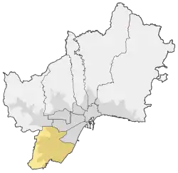 Location of Churriana