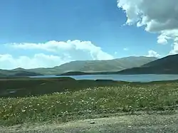 Scenery around Spandaryan Reservoir