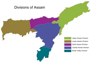 Hills and Central Assam division
