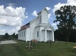 Dixon Chapel, built in 1894, located in the former community.