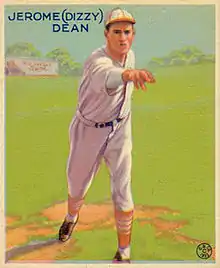 An illustration of a man in a white baseball uniform