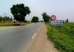 The boundary of Djendel