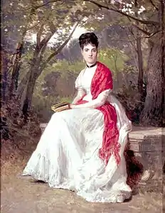 Portrait of his wife, Teresa Vergara