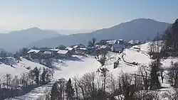 Village of Dobrljevo in January 2017