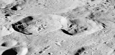 Oblique Apollo 15 Mapping camera image